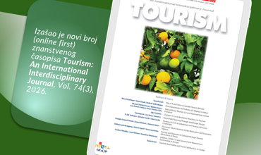Izašao je novi broj časopisa Tourism: An Intern...